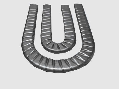不锈钢U型凹槽扁管